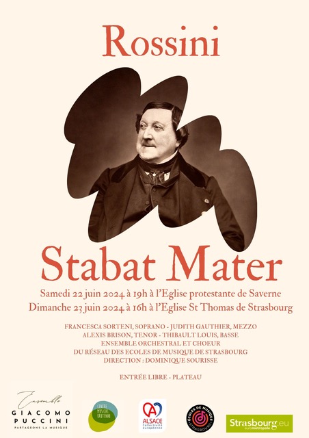 Concert Stabat Mater de Rosini Strasbourg