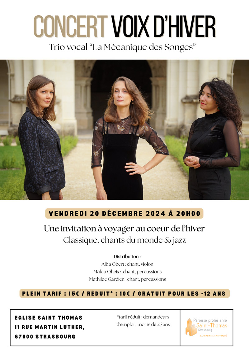 Concert Voix d'hiver Strasbourg