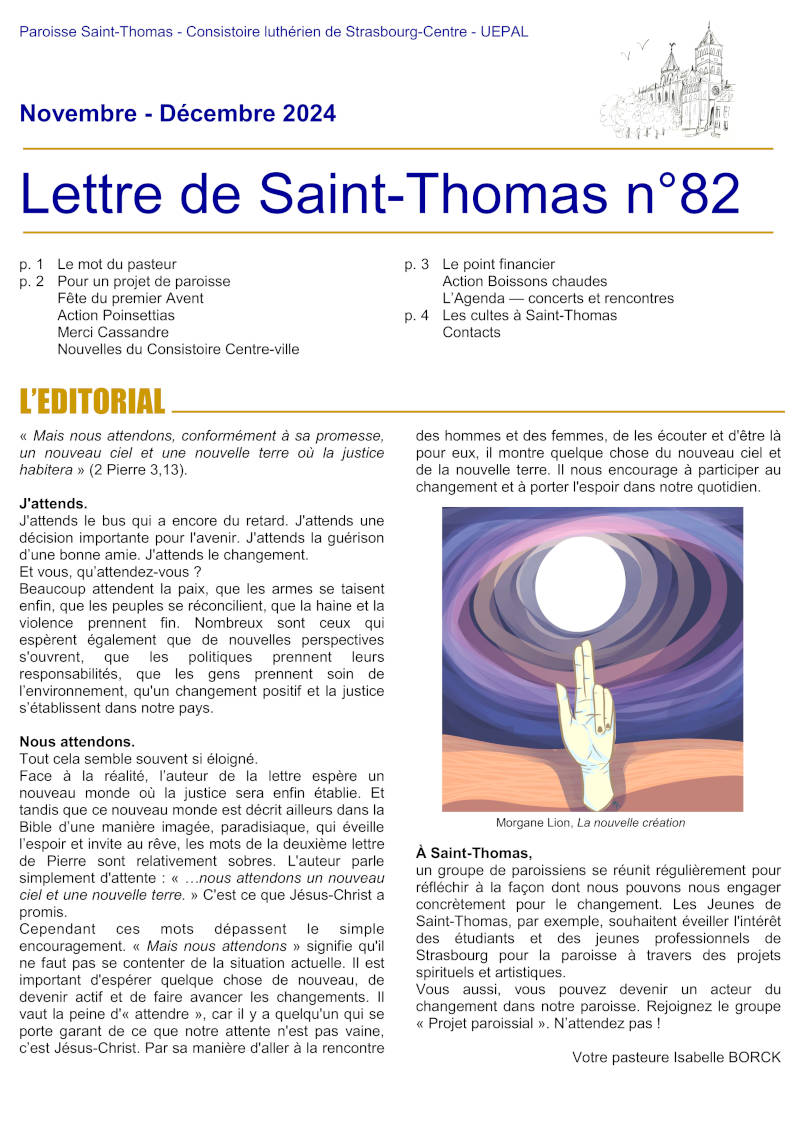 Lettre de Saint-Thomas